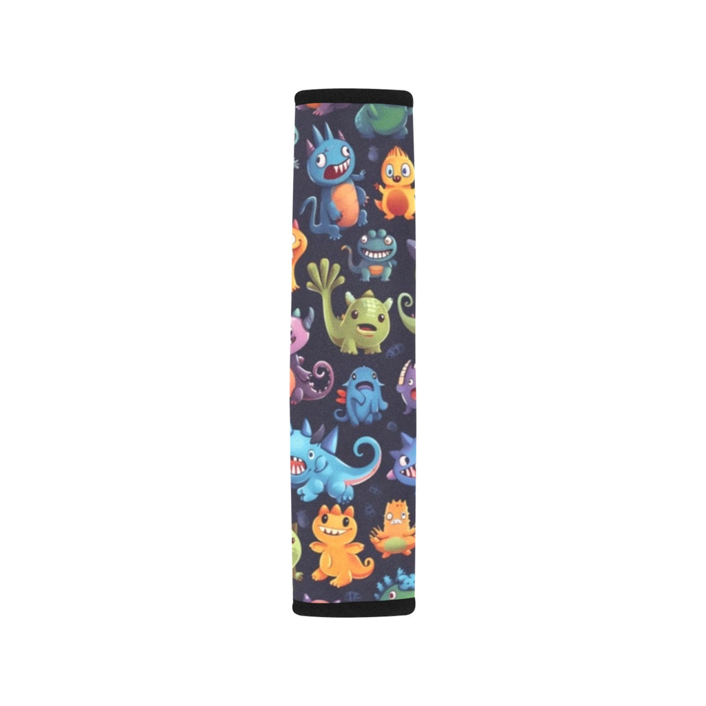 Monster Mania Car Seat Belt Cover 7''x10'' (Pack of 2) Car Seat Belt Cover 7x10 (Pack of 2) Printed Offshore
