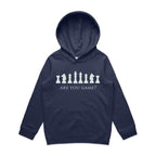 Are You Game, Chess - Kids Hoodie Midnight Blue Kids Hoodie Printed In Australia