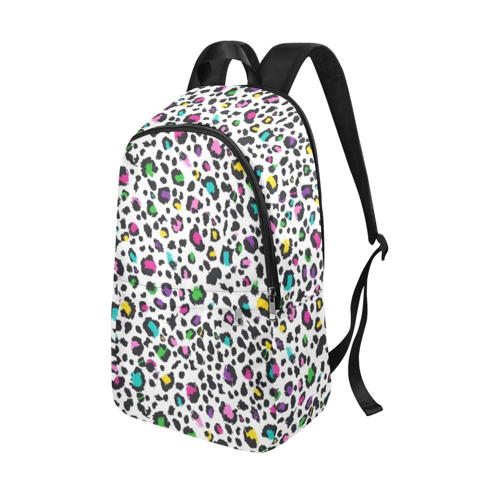 Animal Print In Colour - Fabric Backpack