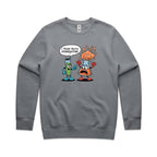 I Think You're Overreacting Chemistry AS Colour Stencil Crew Sweatshirt