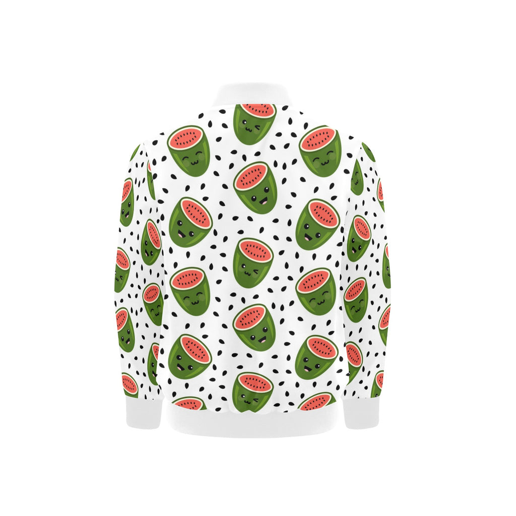 Watermelon Faces Kids Bomber Jacket Kids Bomber Jacket Food Printed Offshore