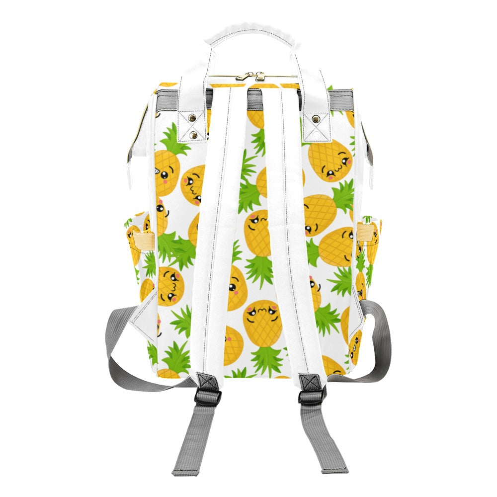Cool Pineapples - Multi-Function Backpack, Nappy / Diaper Bag