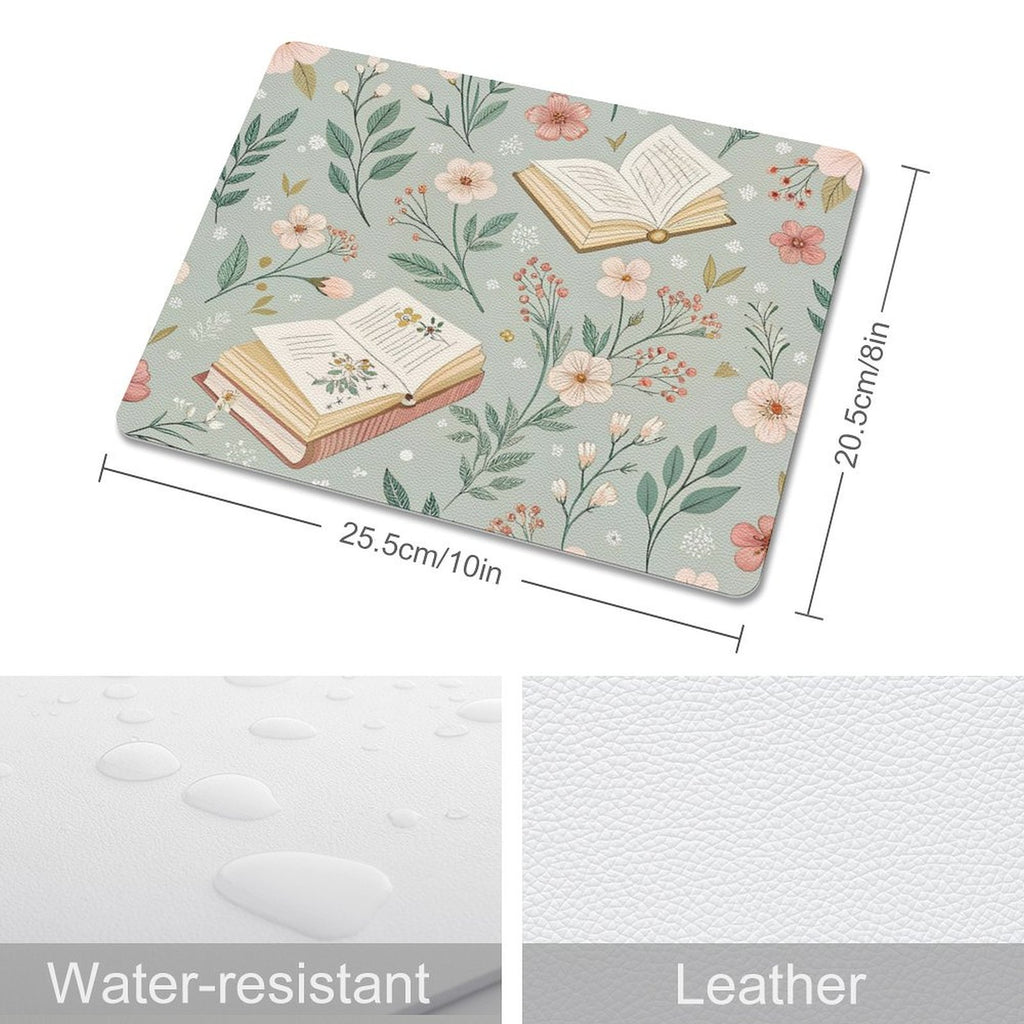Watercolour Books - Leather Mouse Pad Leather Mouse Pad Printed Offshore Reading