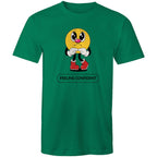 Feeling Confident - Mens T-Shirt Kelly Green Mens T-shirt Printed In Australia
