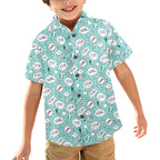 Comic Book Speech Bubbles - Junior Kids Hawaiian Shirt