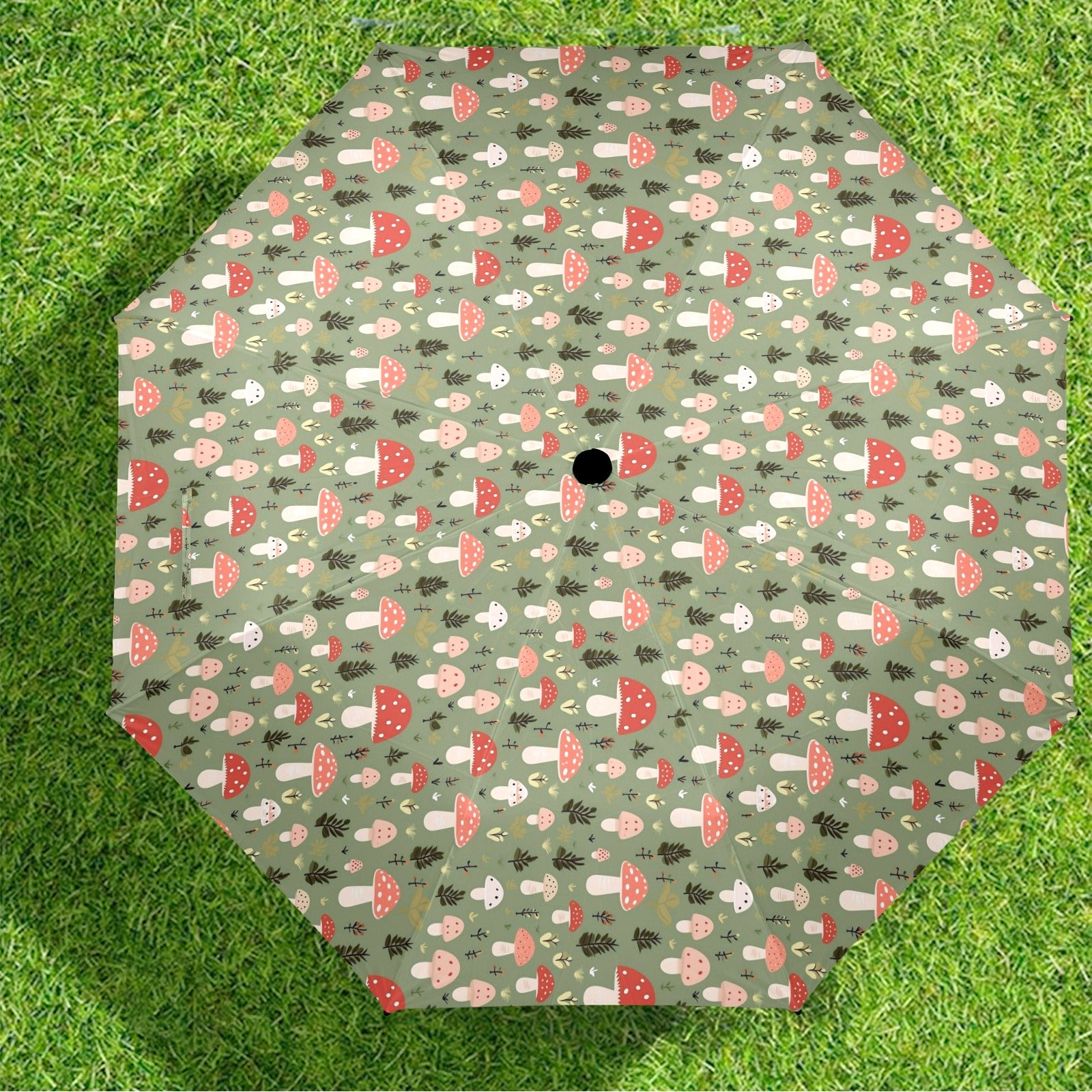 Mushroom Garden - Semi-Automatic Foldable Umbrella (Model U12) Semi-Automatic Foldable Umbrella (U12)