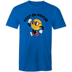 Keep On Moving - Mens T-Shirt Bright Royal Mens T-shirt Fitness Printed In Australia