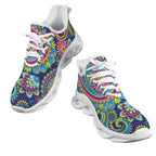 Bright Paisley Women's Twisted Sole Sneakers