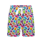 Graphic 80's Men's Mid-Length Beach Shorts Men's Mid-Length Beach Shorts Printed Offshore Retro