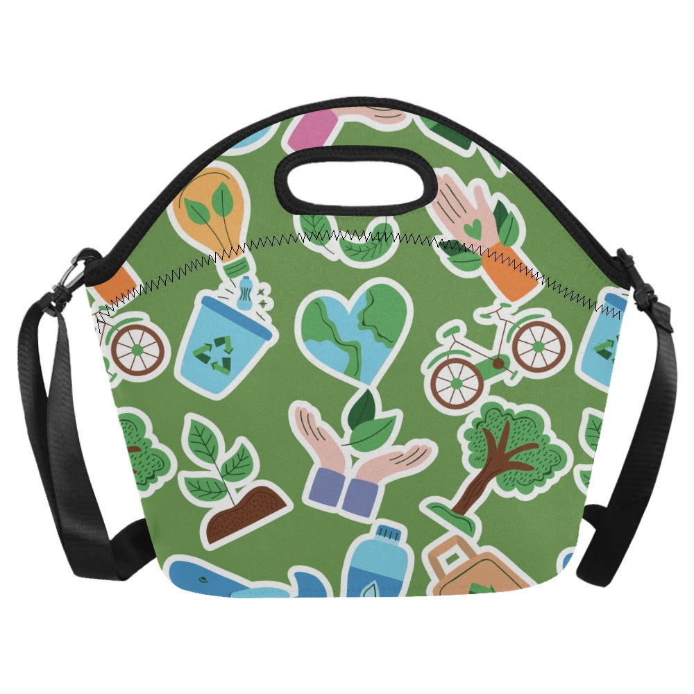 Earth Stickers - Neoprene Lunch Bag Neoprene Lunch Bag Printed Offshore