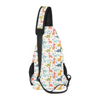 Cute Colourful Dinosaurs Chest Bag Cross Body Chest Bag animal Printed Offshore