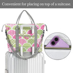 Floral Tabs Duffle Bag-Simple (Model 1715) Duffle Bag-Simple (1715)