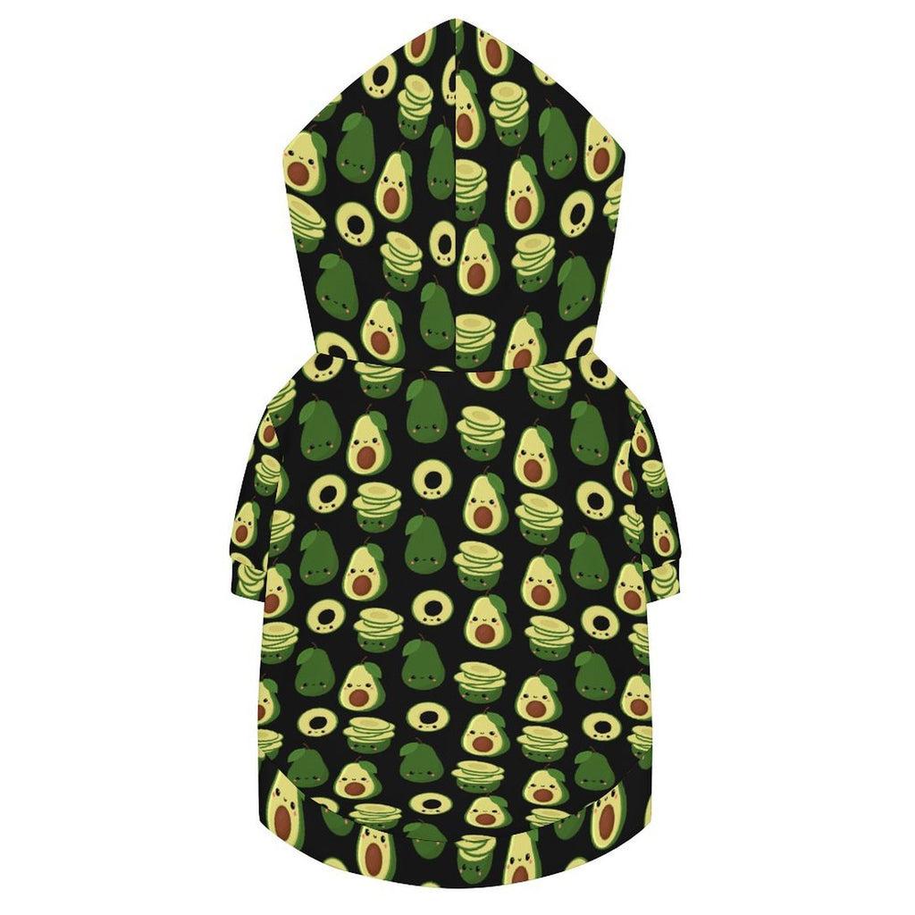 Cute Avocados Pet Hoodie (Large Size)