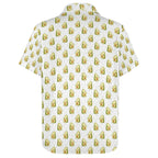 Winking Avocados Women's Collared Pocketless Short Sleeve Shirt