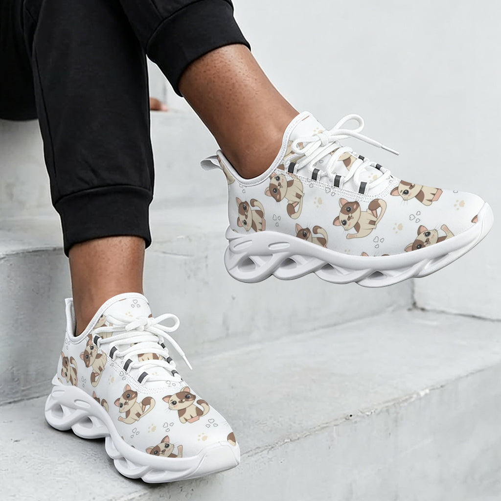 Cheeky Cats Women's Twisted Sole Sneakers
