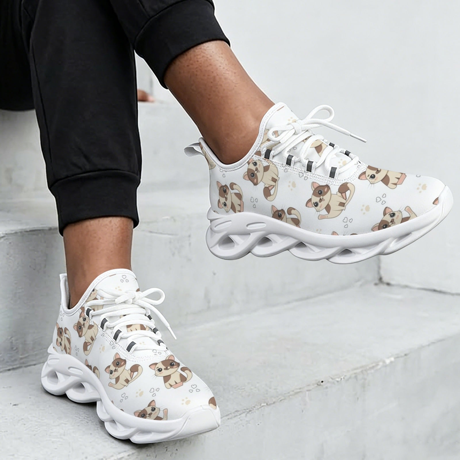 Cheeky Cats Women's Twisted Sole Sneakers