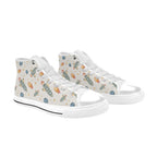 Rockets Men's High Top Canvas Shoes Men's Classic High Top Canvas Shoes Printed Offshore Space