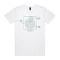 Pizza Geometry Men's AS Colour T-shirt