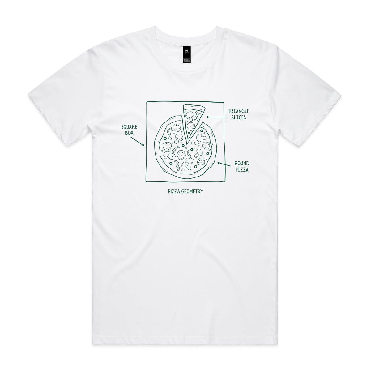Pizza Geometry Men's AS Colour T-shirt