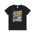 Countdown Over, It's Cruise Time Kids Cruise T-shirt Black Kids Cruise T-shirt Cruise Printed In Australia