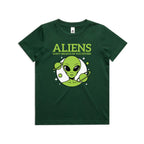 Aliens Don't Believe In You Either Kids AS Colour T-shirt