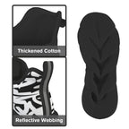 Graffiti Black Women's Twisted Sole Sneakers