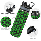Aliens - Insulated Water Bottle with Dual-Use Lid (18oz) Insulated Water Bottle with Dual-Use Lid (18oz) Printed Offshore Sci Fi