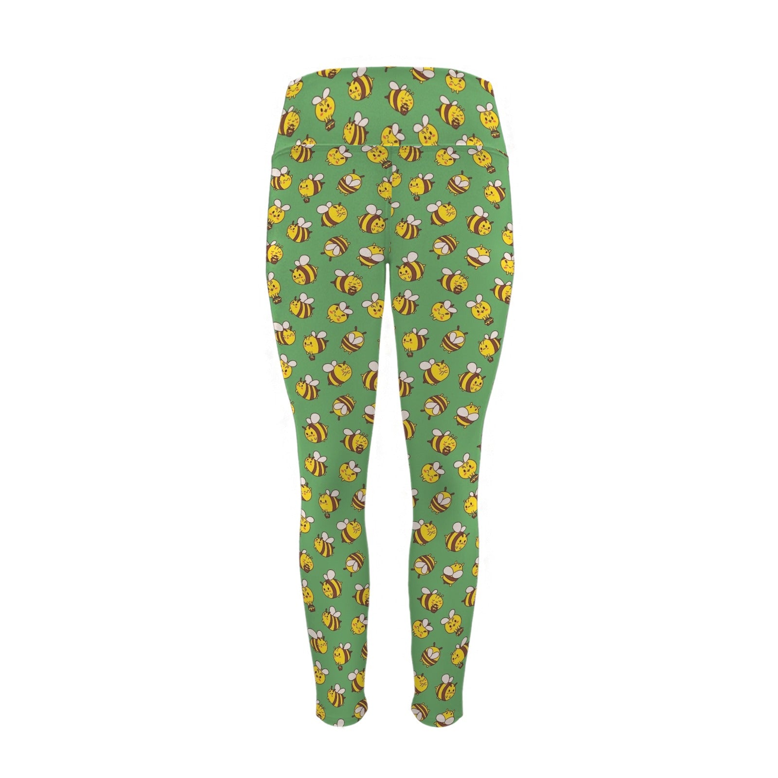 Busy Bees Women's High Waist Pockets Yoga Leggings