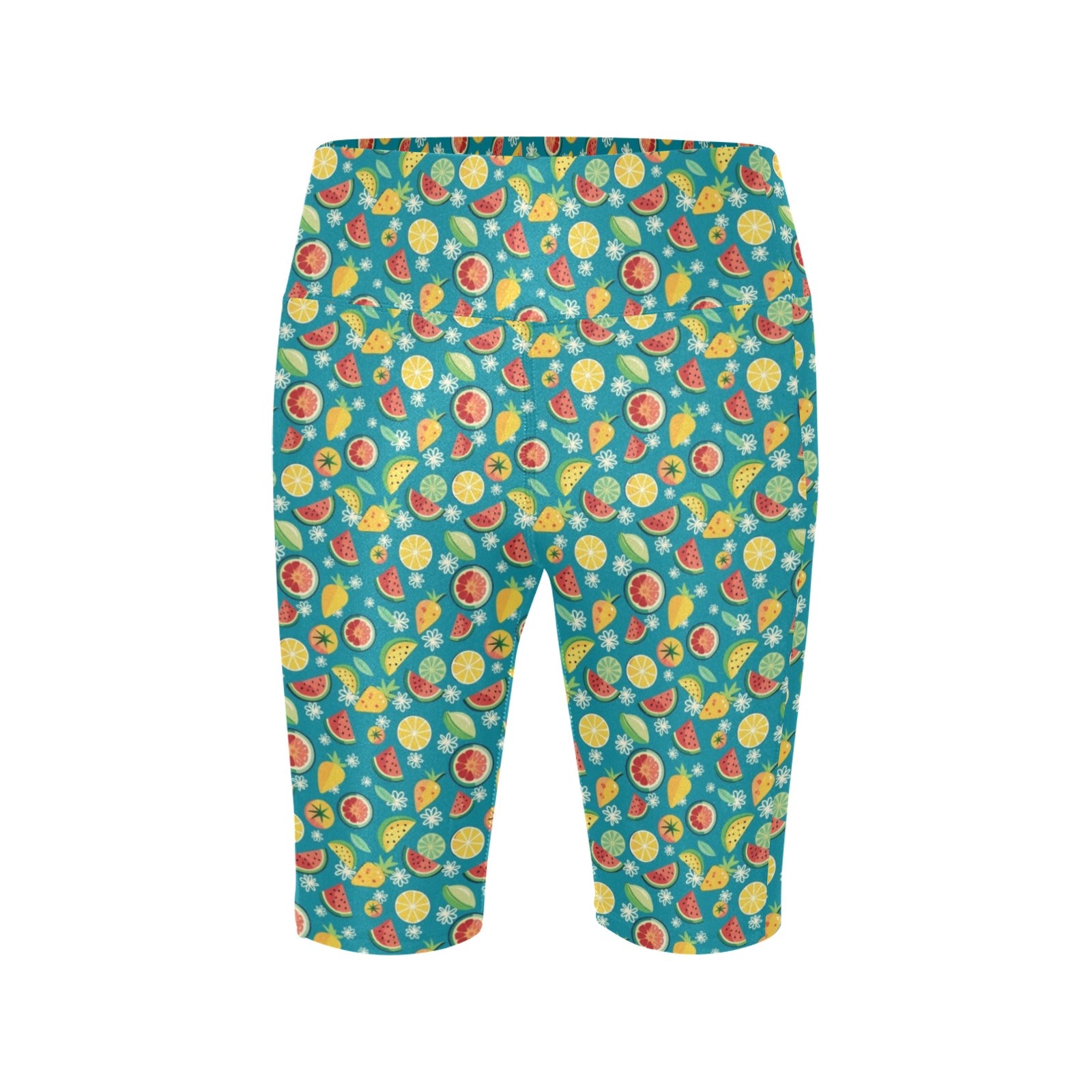 Summer Fruit Women's Bike Shorts With Side Pockets
