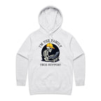 I'm The Family Tech Support - Womens Hoodie White Marle Womens Hoodie Printed In Australia Tech