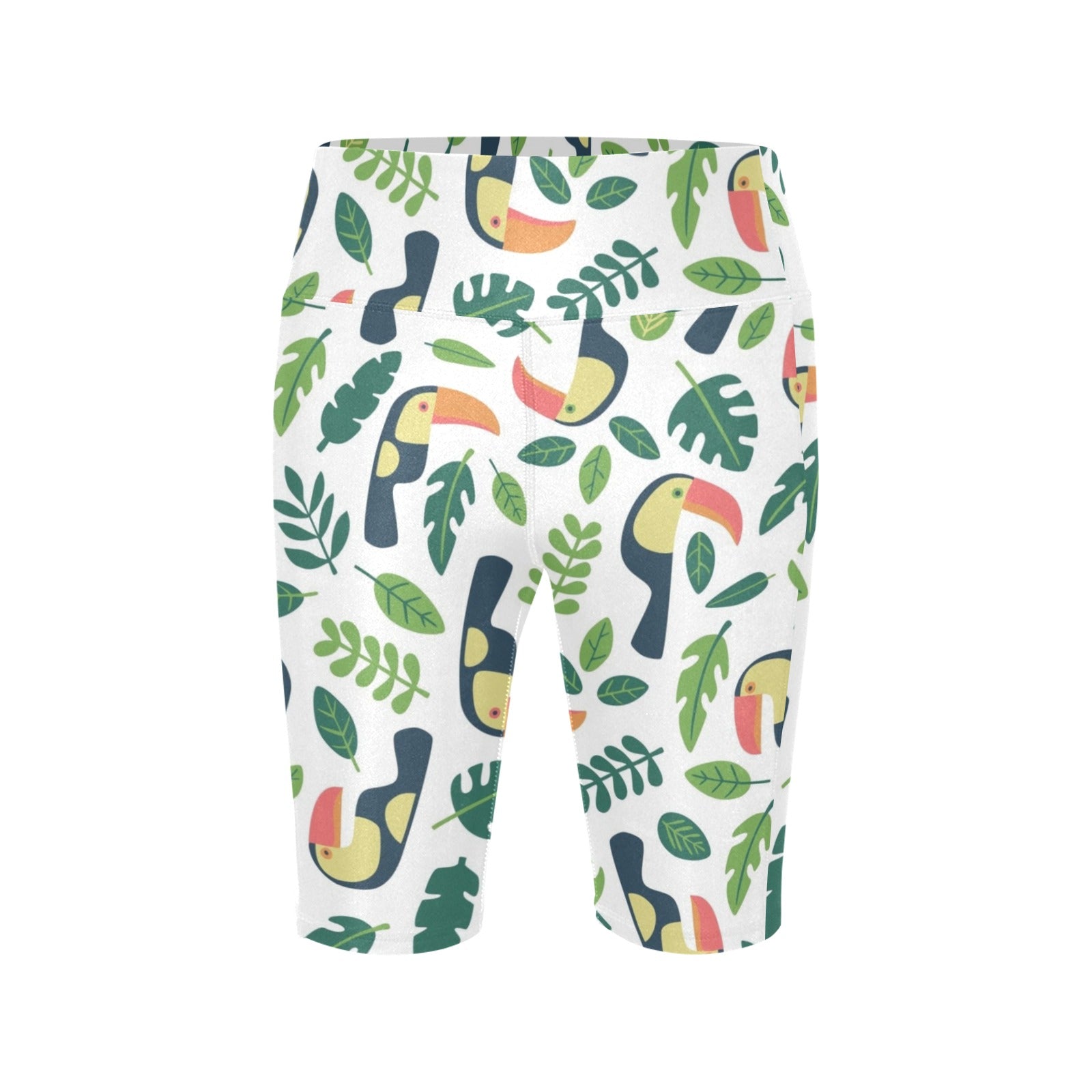 Toucans Women's Bike Shorts With Side Pockets Women's Bike Shorts animal Printed Offshore