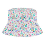 Mermaid World Kids Bucket Hat white Kids Bucket Hat Printed Offshore