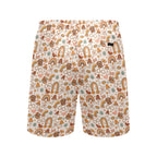 Peace And Love Men's Mid-Length Beach Shorts Men's Mid-Length Beach Shorts Printed Offshore Retro
