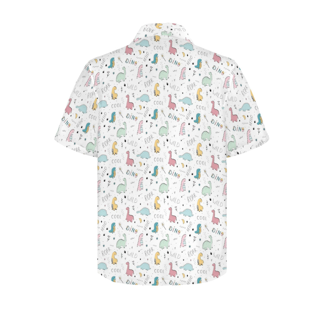 Quirky Dinosaurs Men's Hawaiian Shirt