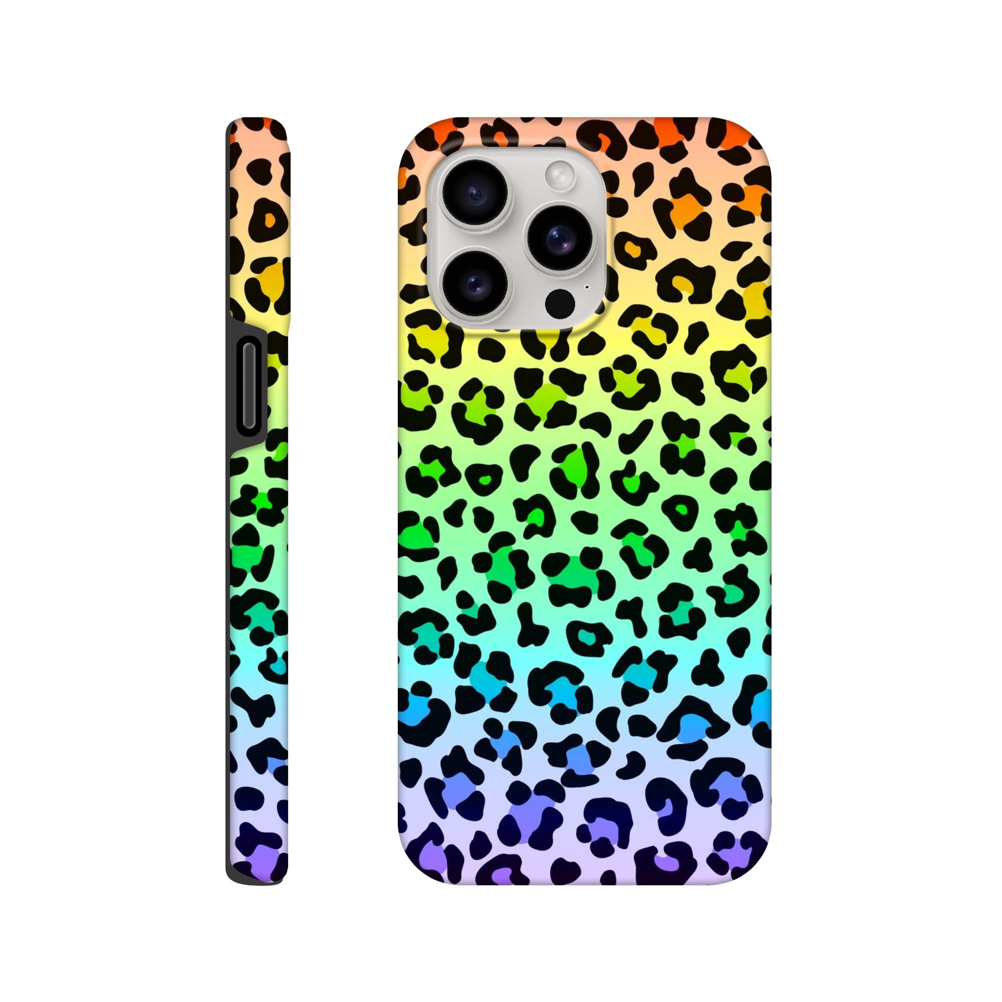 Rainbow Leopard Print - Apple iPhone Tough case iPhone 15 Pro Max iPhone Tough Case animal Globally Fulfilled