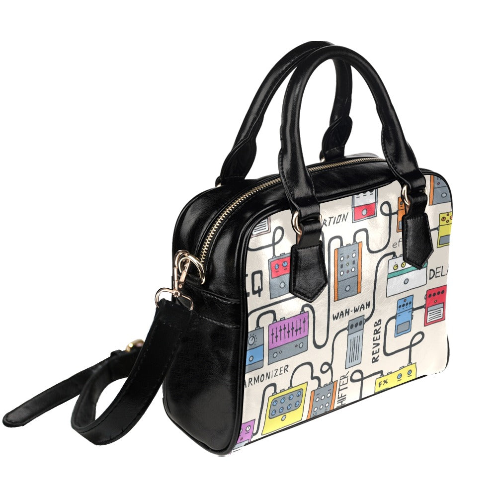 Guitar Pedals - Shoulder Handbag (Model 1634) Shoulder Handbags (1634)