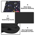 Galaxy Outer Space Men's Twisted Sole Sneakers