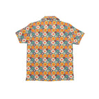 Happy Retro Flowers - Junior Kids Hawaiian Shirt