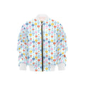 Abstract Cute Flowers Kids Bomber Jacket