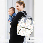 Paw Print Multi-Function Backpack, Nappy / Diaper Bag Multi-function Backpack, Nappy / Diaper Bag animal Printed Offshore