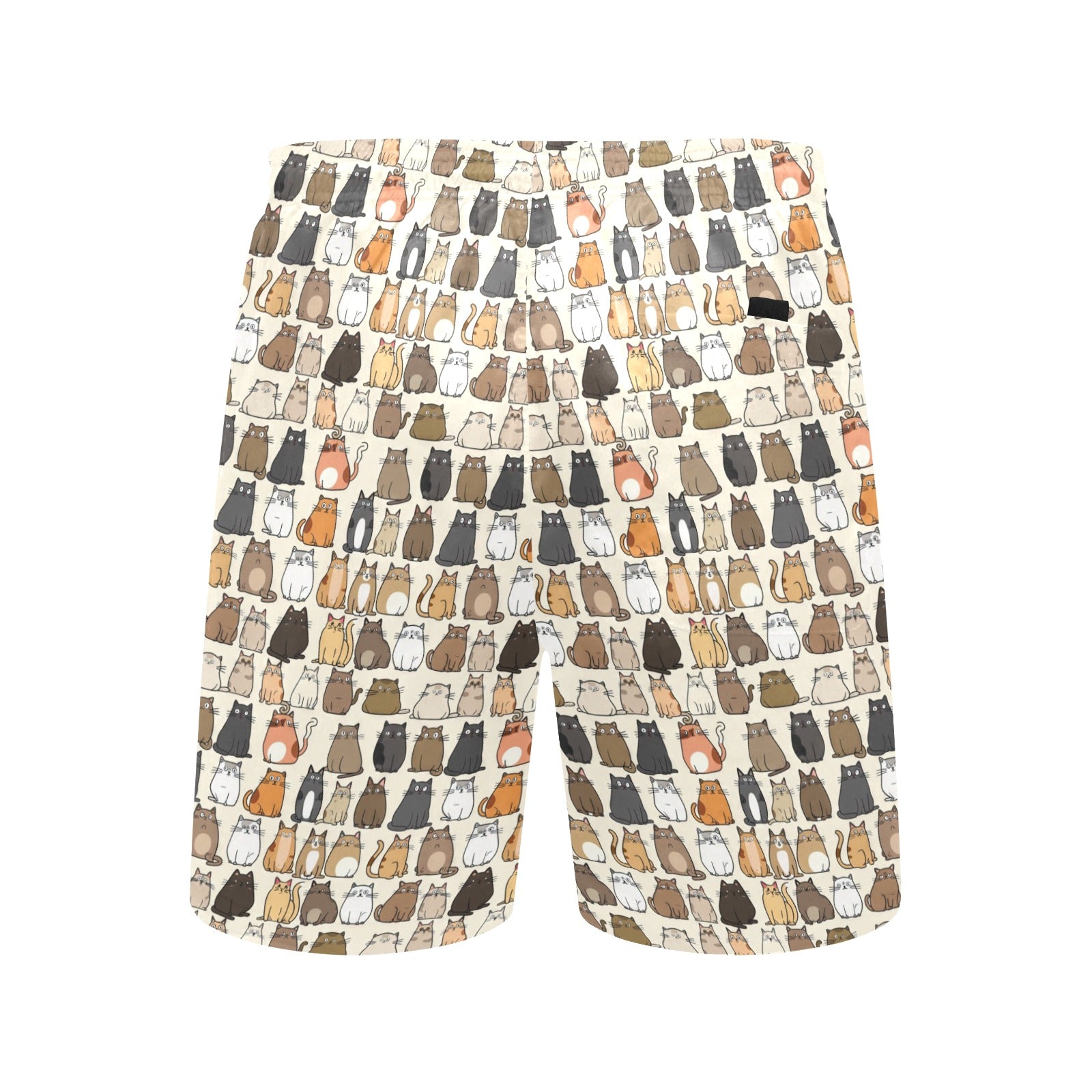 Lots Of Cats - Men's Mid-Length Beach Shorts Men's Mid-Length Beach Shorts animal Printed Offshore