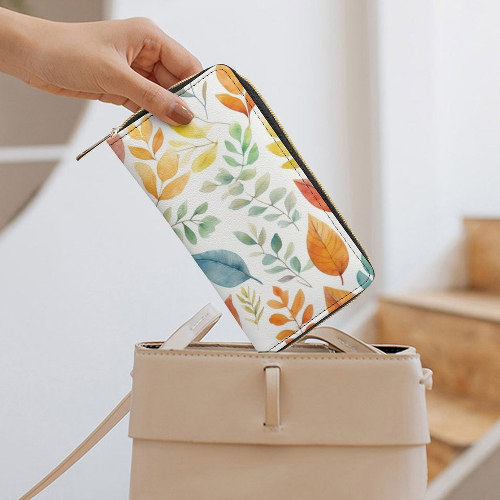 Autumn Leaves -  PU Leather Wallet
