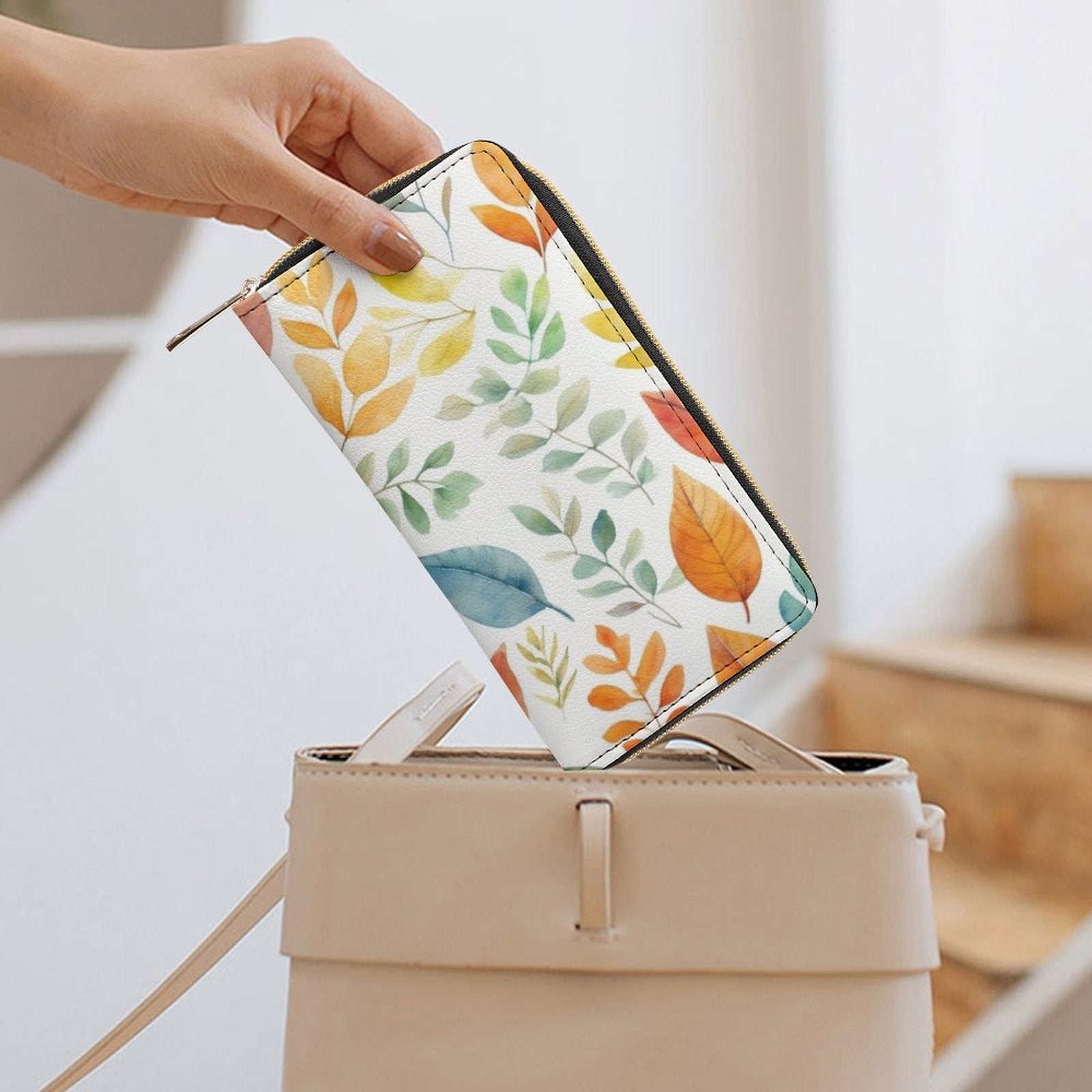 Autumn Leaves -  PU Leather Wallet