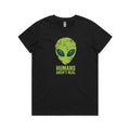 Alien, Humans Aren't Real Women's AS Colour T-shirt