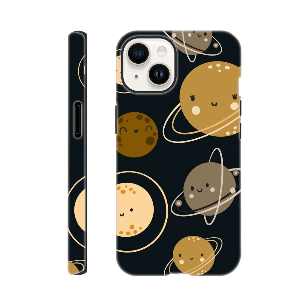 Planets - Apple iPhone Tough case iPhone 14 iPhone Tough Case Globally Fulfilled Space