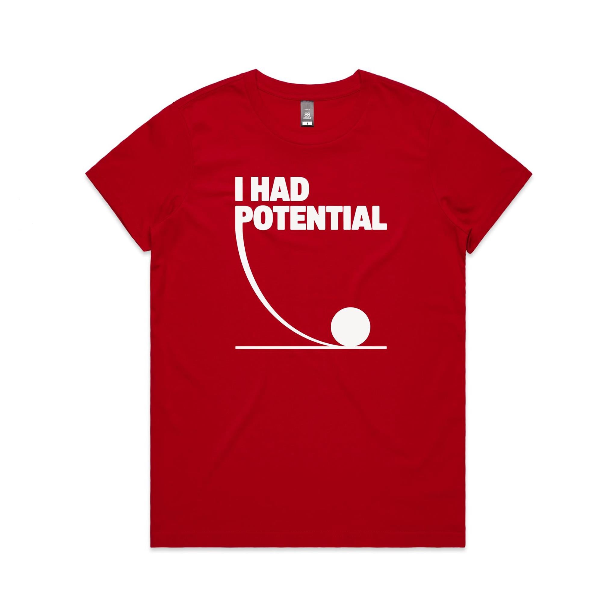 I Had Potential Women's AS Colour T-shirt