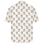 Cheeky Cats Men's Crinkle Hawaiian Shirt