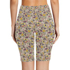 Pretty Moths Women's Bike Shorts With Side Pockets
