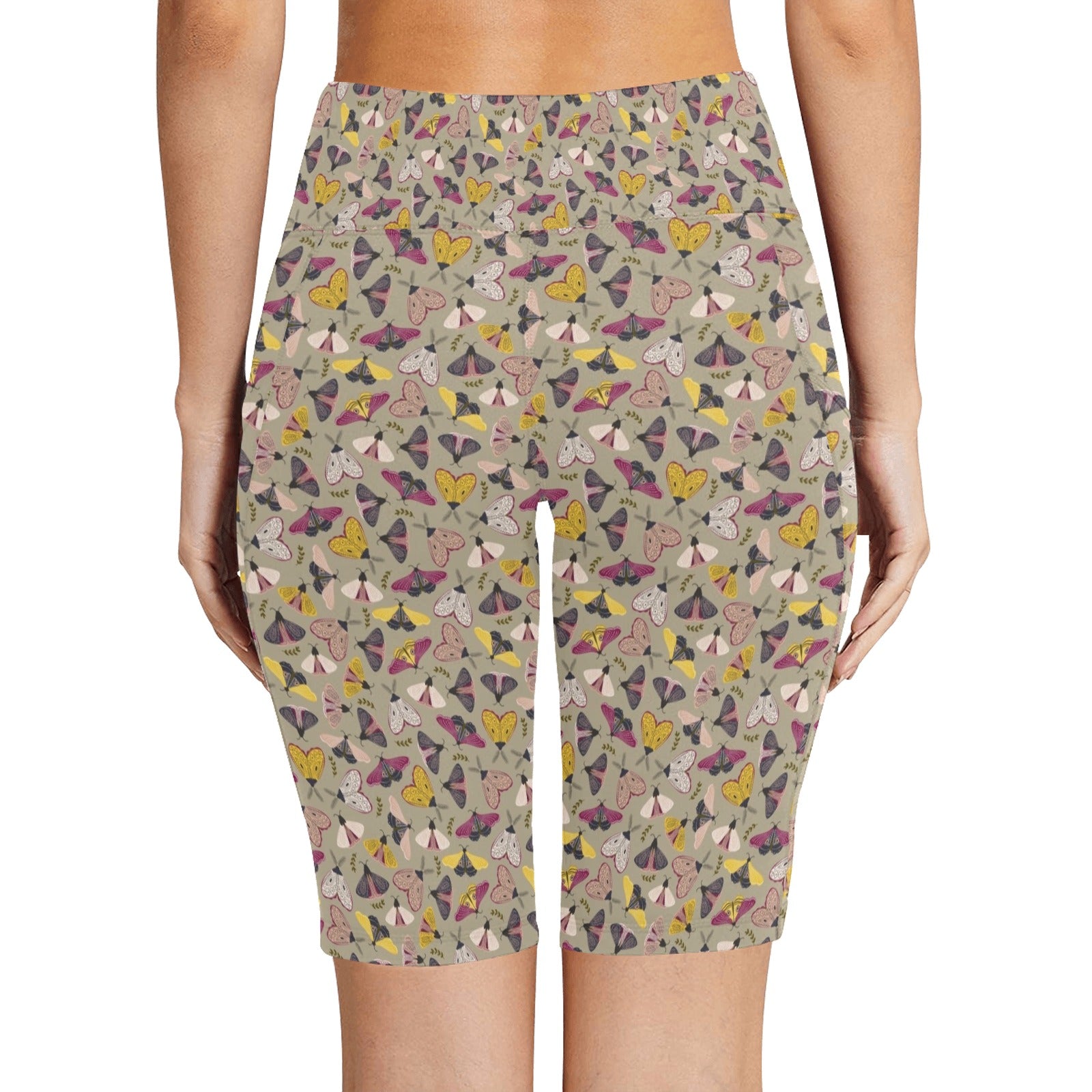 Pretty Moths Women's Bike Shorts With Side Pockets