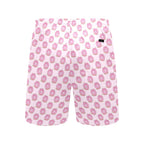 Cat Doughnuts Men's Mid-Length Beach Shorts Men's Mid-Length Beach Shorts animal Food Printed Offshore
